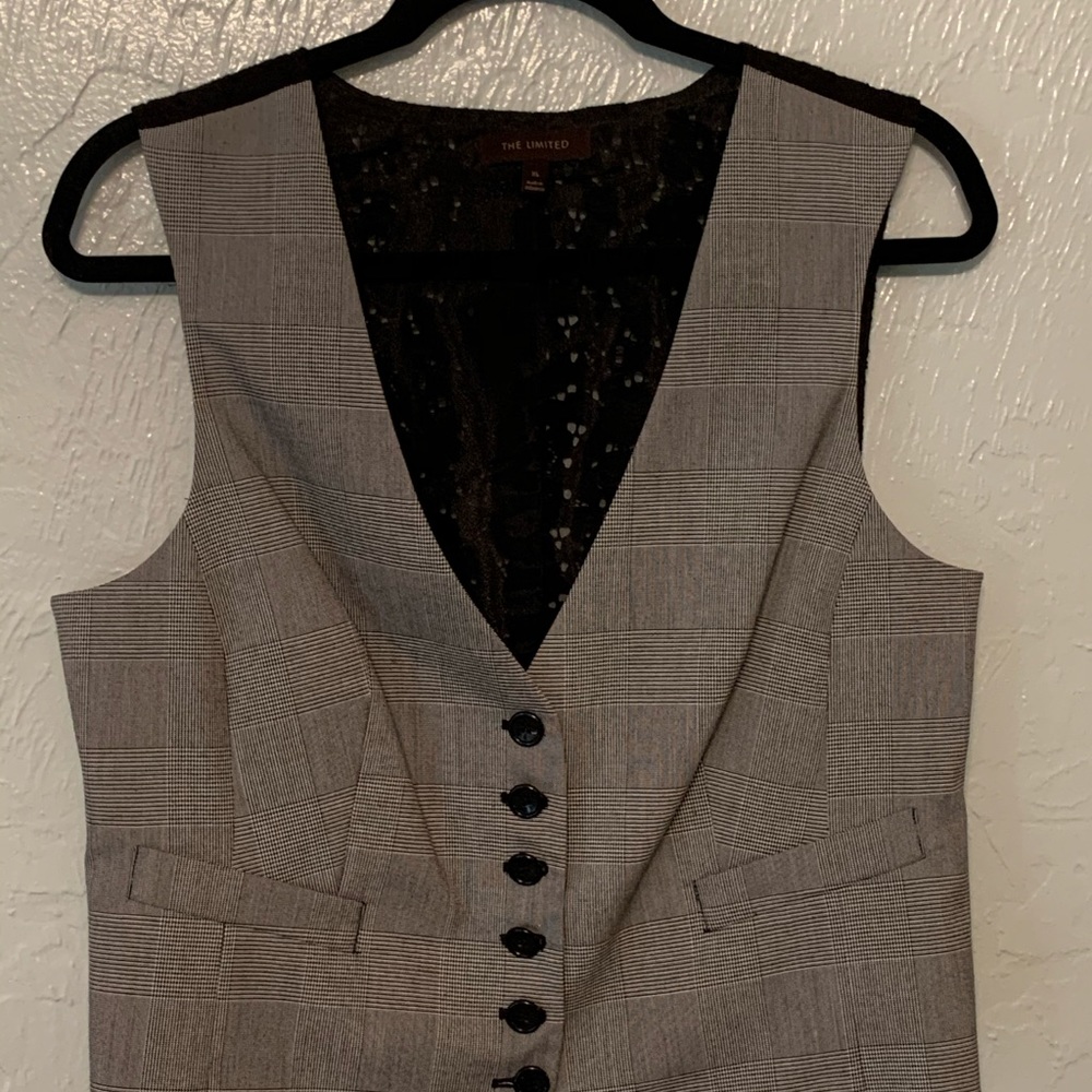 Menswear lace vest from The Limited